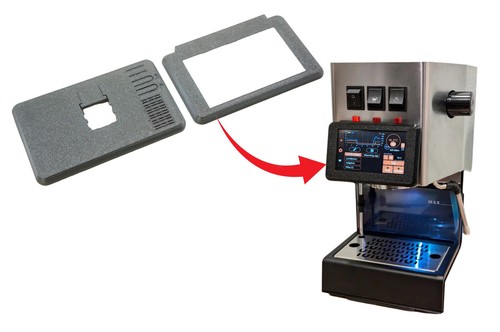 Alloggiamento schermo lcd - alloggiamento, 3d